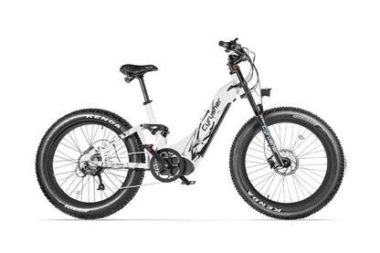 24" Trax Step-through All-terrain Ebike